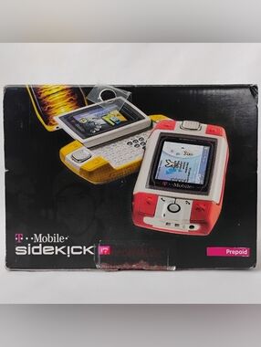 (NO PHONE) T-Mobile Sidekick iD PV150 Box Headphones Sim Card & Protective Case